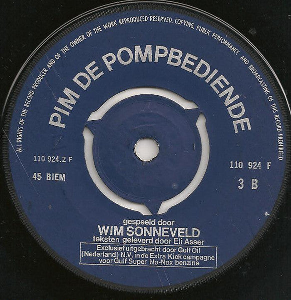 Wim Sonneveld - Een Extra Kick Van Wim Sonneveld 3 13922 Vinyl Singles Goede Staat