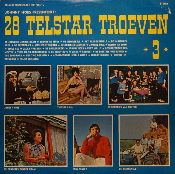 Johnny Hoes - Johnny Hoes Presenteert: 28 Telstar Troeven 3 (LP) 42826 Vinyl LP Goede Staat