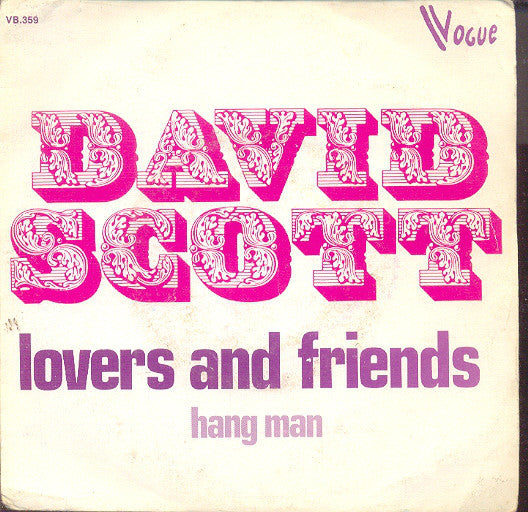 David Scott - Lovers And Friends 20473 Vinyl Singles Goede Staat