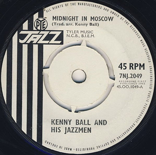 Kenny Ball And His Jazzmen - Midnight In Moscow 16592 Vinyl Singles Goede Staat