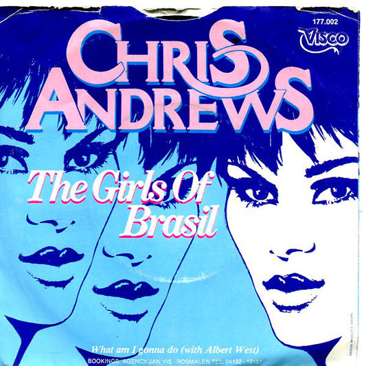 Chris Andrews - The Girls Of Brasil 24137 Vinyl Singles Goede Staat