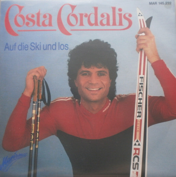 Costa Cordalis - Auf Die Ski Und Los 23463 Vinyl Singles Goede Staat