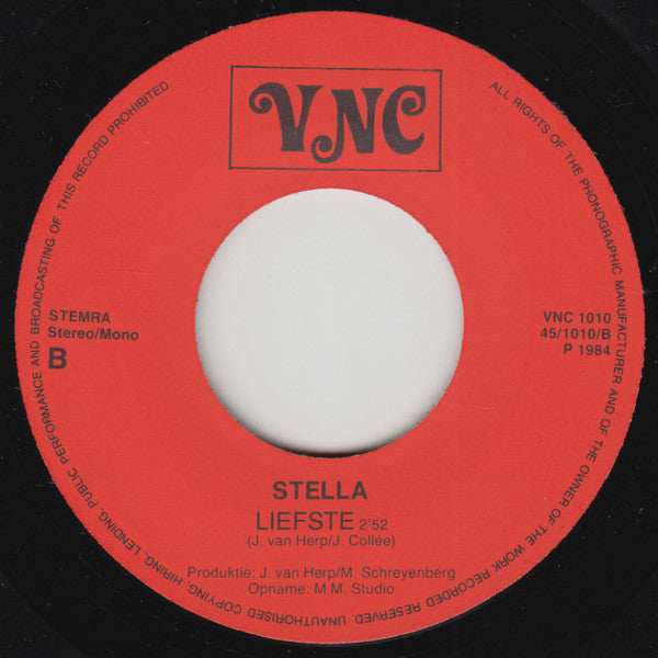 Stella - Liefste 14806 Vinyl Singles Goede Staat