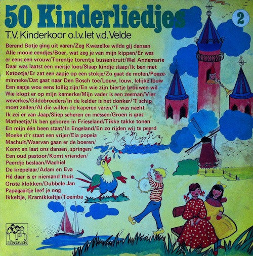 T.V. Kinderkoor - 50 Kinderliedjes 2 (LP) 50893 Vinyl LP Goede Staat