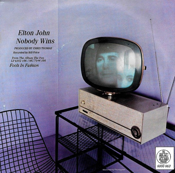 Elton John - Nobody Wins 39130 Vinyl Singles Goede Staat