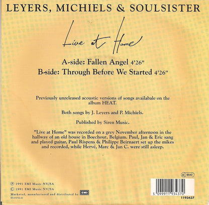 Leyers Michiels & Soulsister - Live At Home 12841 Vinyl Singles Goede Staat