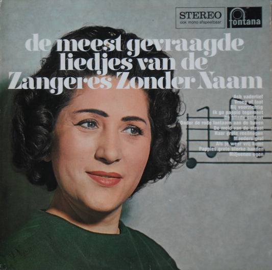 Zangeres Zonder Naam - De Meest Gevraagde Liedjes (LP) 48850 (B) Vinyl LP Goede Staat