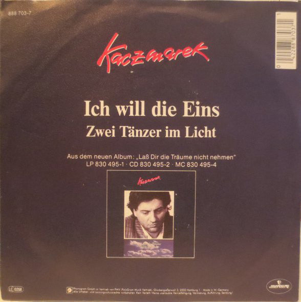 Bernd Kaczmarek - Ich Will Die Eins 21590 (B) Vinyl Singles B-Keus (B)