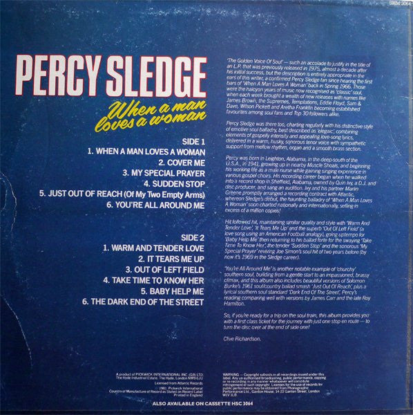 Percy Sledge - When A Man Loves A Woman (LP) 40727 Vinyl LP Goede Staat