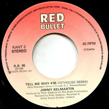 Jimmy Belmartin - Tell Me Why 15362 Vinyl Singles Goede Staat