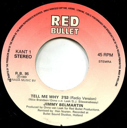 Jimmy Belmartin - Tell Me Why 15362 Vinyl Singles Goede Staat