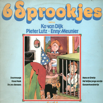 Ko van Dijk, Pieter Lutz, Enny Meunier - 6 Sprookjes Deel 4 (LP) 46986 Vinyl LP Goede Staat