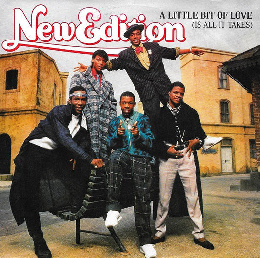 New Edition - A Little Bit Of Love (Is All It Takes) 20514 Vinyl Singles Goede Staat