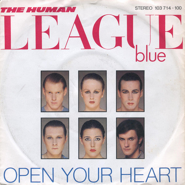 Human League - Open Your Heart 25537 Vinyl Singles Goede Staat