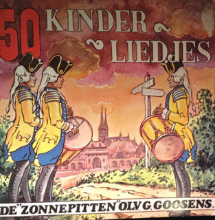 Kinderkoor De Zonnepitten ‎– 50 Kinderliedjes (LP) 40697 Vinyl LP Goede Staat