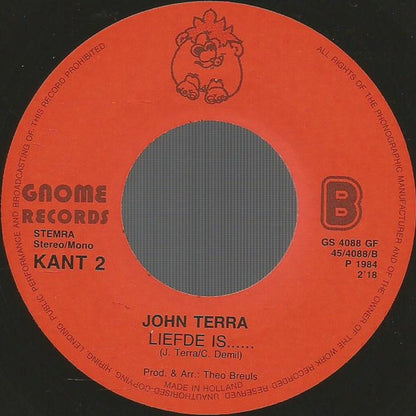 John Terra - Neem De Eerste Trein 06178 Vinyl Singles Goede Staat