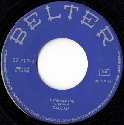 Salome - Gwendolyne 17535 Vinyl Singles Goede Staat