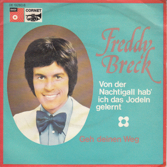 Freddy Breck - Von Der Nachtigall Hab' Ich Das Jodeln Gelernt 11987 Vinyl Singles Goede Staat