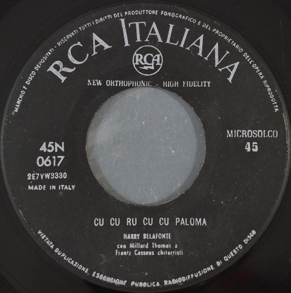 Belafonte - Cu Cu Ru Cu Cu Paloma 26321 Vinyl Singles Goede Staat