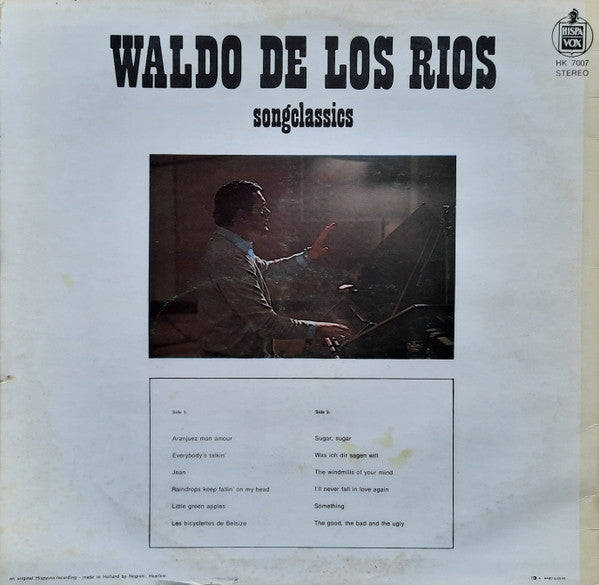 Waldo De Los Rios - Songclassics (LP) 46240 Vinyl LP Goede Staat