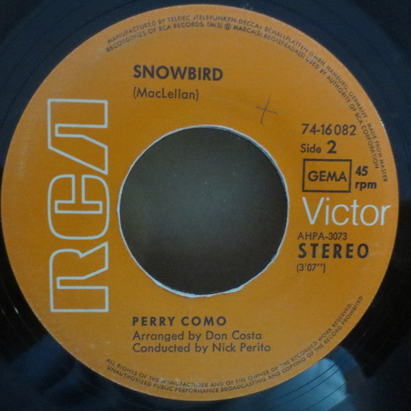 Perry Como - I Think Of You 13215 Vinyl Singles Goede Staat