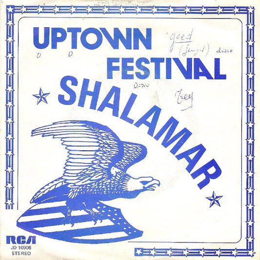 Shalamar - Uptown Festival 07390 Vinyl Singles Goede Staat