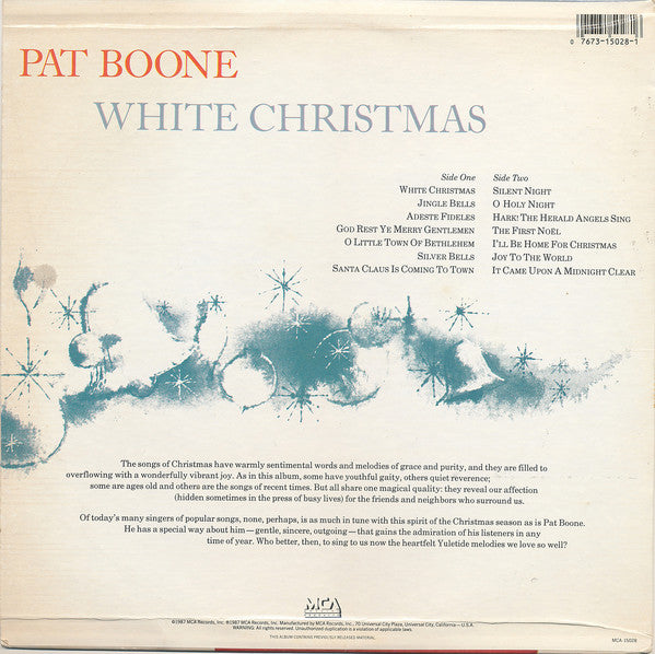 Pat Boone - White Christmas (LP) 46865 Vinyl LP Goede Staat