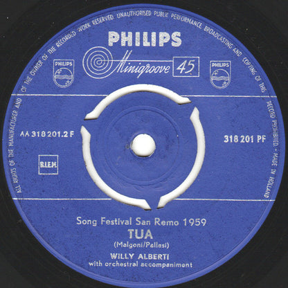 Willy Alberti - Una Marcia In Fa 14260 23072 14294 17885 16354 Vinyl Singles Goede Staat