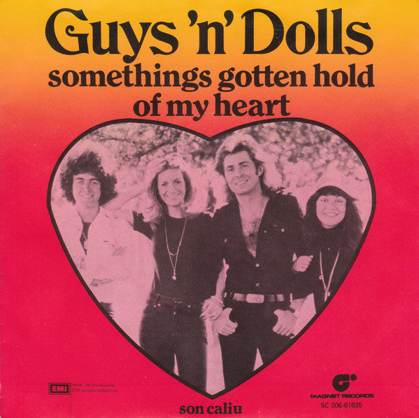 Guys 'N' Dolls - Somethings Gotten Hold Of My Heart 28005 Vinyl Singles Goede Staat