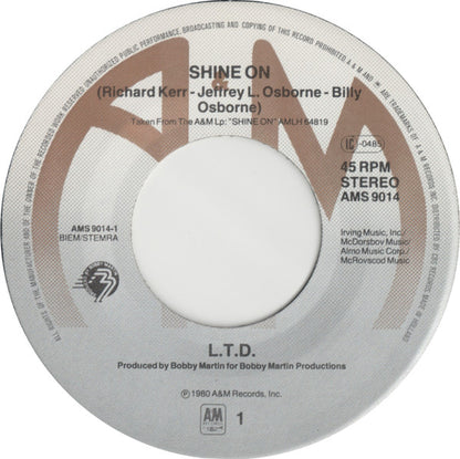 L.T.D. - Shine On 14022 Vinyl Singles Goede Staat