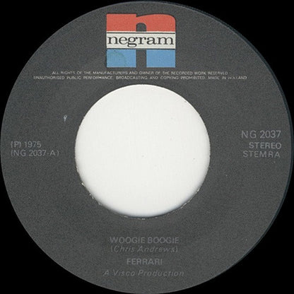 Ferrari - Woogie Boogie (B) Vinyl Singles B-Keus (B)