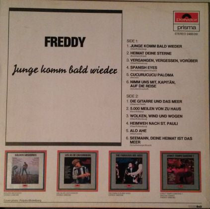 Freddy - Junge Komm Bald Wieder (LP) 41092 Vinyl LP Goede Staat