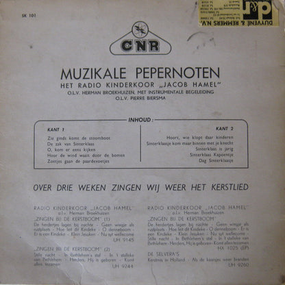 Kinderkoor Jacob Hamel - Muzikale Pepernoten 24720 Vinyl Singles Goede Staat