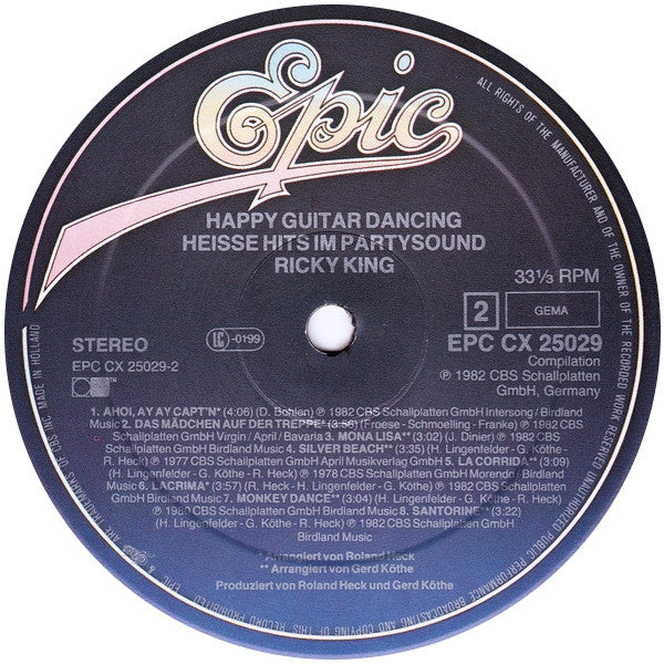 Ricky King - Happy Guitar Dancing (LP) 42534 Vinyl LP Goede Staat