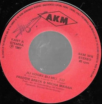 Freddy Breck & Micha Marah - Jij Hoort Bij Mij 15632 Vinyl Singles Goede Staat