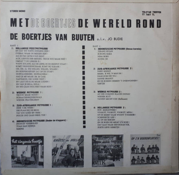 Boertjes Van Buuten - Met De Boertjes De Wereld Rond (LP) 43339 Vinyl LP Goede Staat