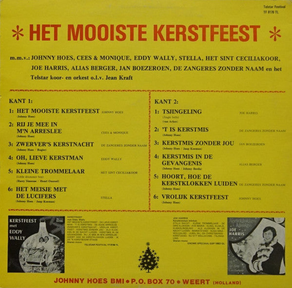 Various  -  Het Mooiste Kerstfeest (LP) 45706 Vinyl LP Goede Staat