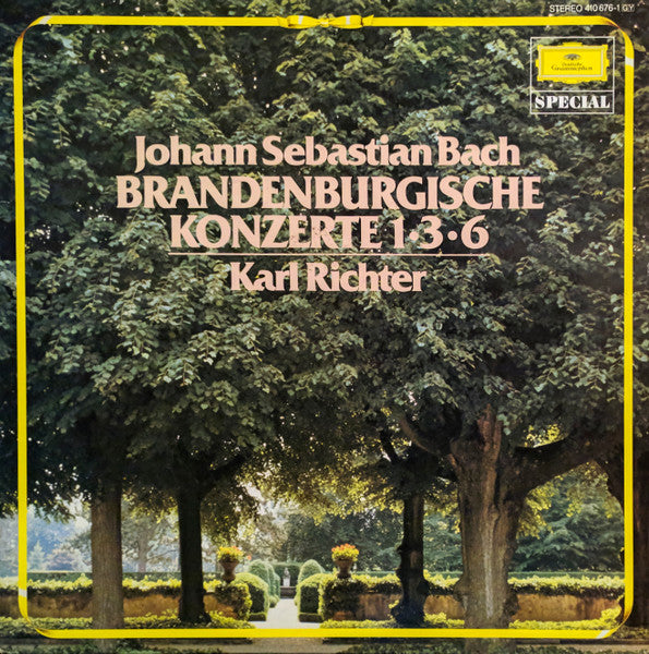 Johann Sebastian Bach - Karl Richter - Brandenburgische Konzerte 1·3·6 (LP) 48699 Vinyl LP Goede Staat