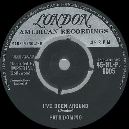 Fats Domino - Be My Guest 05209 Vinyl Singles Goede Staat