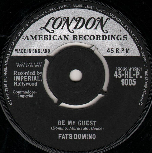 Fats Domino - Be My Guest 05209 Vinyl Singles Goede Staat