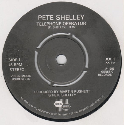 Pete Shelley - Telephone Operator 15069 Vinyl Singles Goede Staat