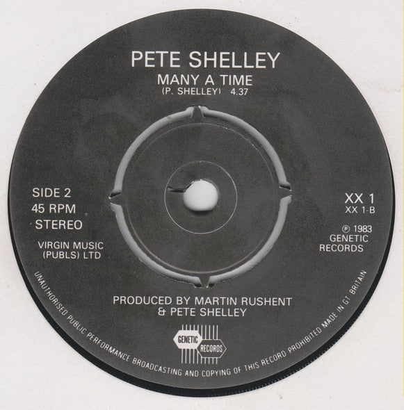 Pete Shelley - Telephone Operator 15069 Vinyl Singles Goede Staat