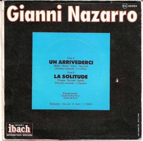 Gianni Nazzaro - Un Arrivederci 31443 Vinyl Singles Goede Staat