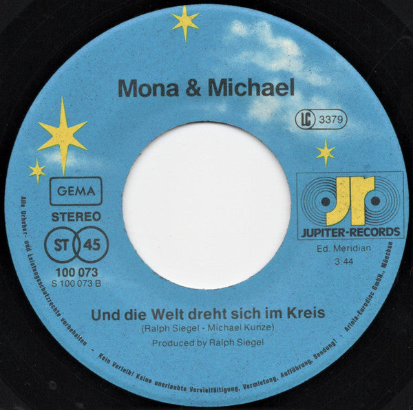 Mona & Michael - Es Muss Der Sommer Gewesen Sein 15036 Vinyl Singles Goede Staat