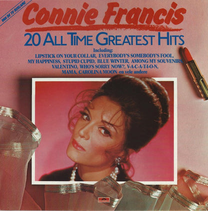 Connie Francis - 20 All Time Greatest Hits (LP) 48237 Vinyl LP Goede Staat