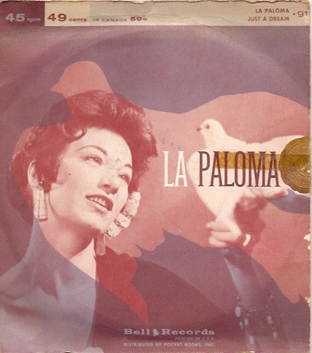 Four Dreams, Ed Cee & Orchestra - Just A Dream / La Paloma 19398 Vinyl Singles Goede Staat