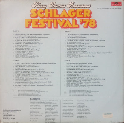 Various - Harry Thomas Presenteert Schlagerfestival '78 (LP) 42293 Vinyl LP Goede Staat