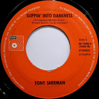 Tony Sherman - Tonight 33900 Vinyl Singles Goede Staat