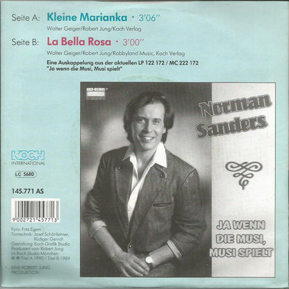 Norman Sanders - Kleine Marianka 25384 Vinyl Singles Goede Staat