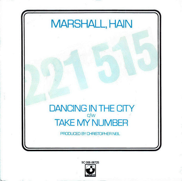 Marshall Hain - Dancing In The City 22905 Vinyl Singles Goede Staat